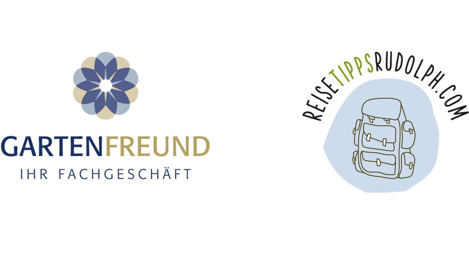 Logo Design Gartenfreund und Reise Tipps Rudolph.com Logo Design für die Unternehmen Gartenfreund und Reise Tipps Rudolph.com