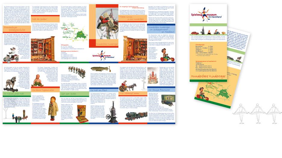 Flyerdesign Spielzeugmuseum im Havelland Flyerdesign für das Spielzeugmuseum im Havelland